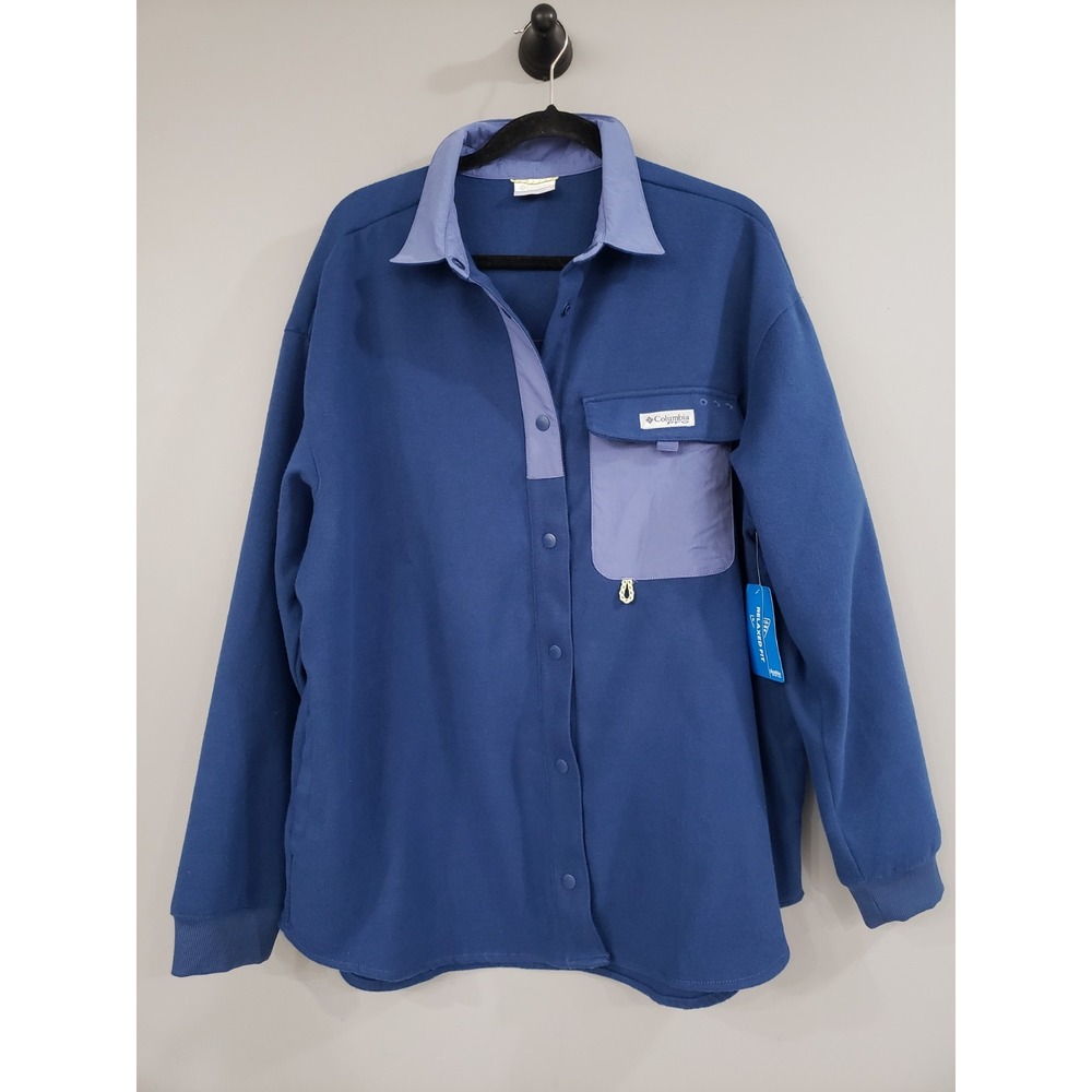 NWT XL COLUMBIA Women's PFG Open Water Shirt Jacket Shacket gorpcore fisherman